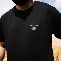 Waving The Guns - Gunter Unisex Shirt schwarz-weiß S