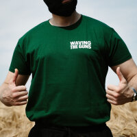 Waving The Guns - Zwischen Wand und Tapete Unisex Shirt dunkelgrün-weiß M
