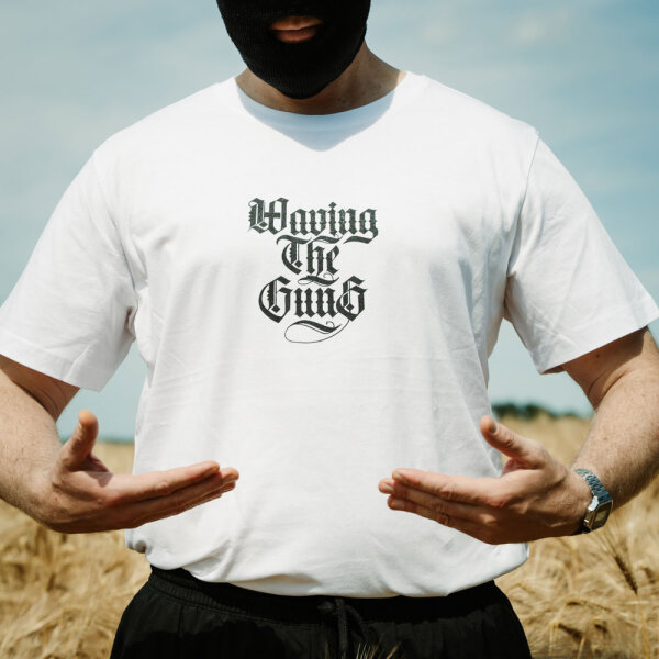 Waving The Guns - Kalli klein Unisex Shirt weiß-schwarz M